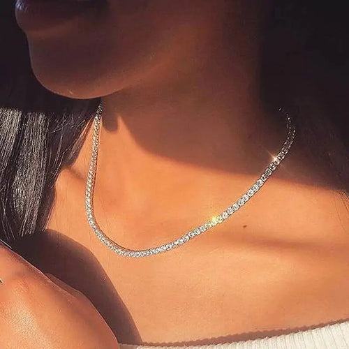 Iced Out Tennis Chain Necklace